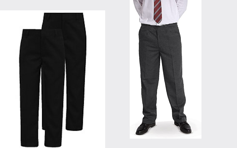 School Uniform | Boy's Elastic Navy School Trousers | Uniformity Ireland